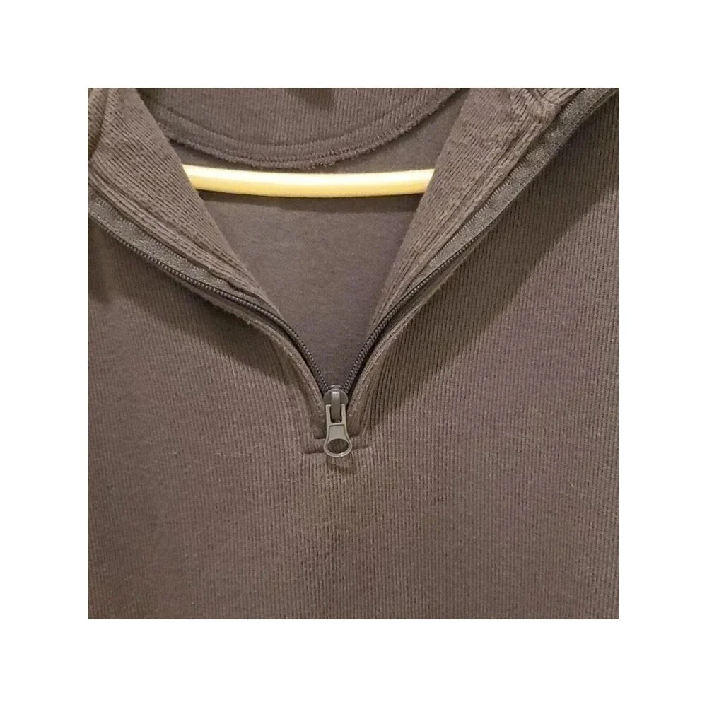 R&R Outdoors Pullover Sweatshirt Quarter Zip Mock Neck